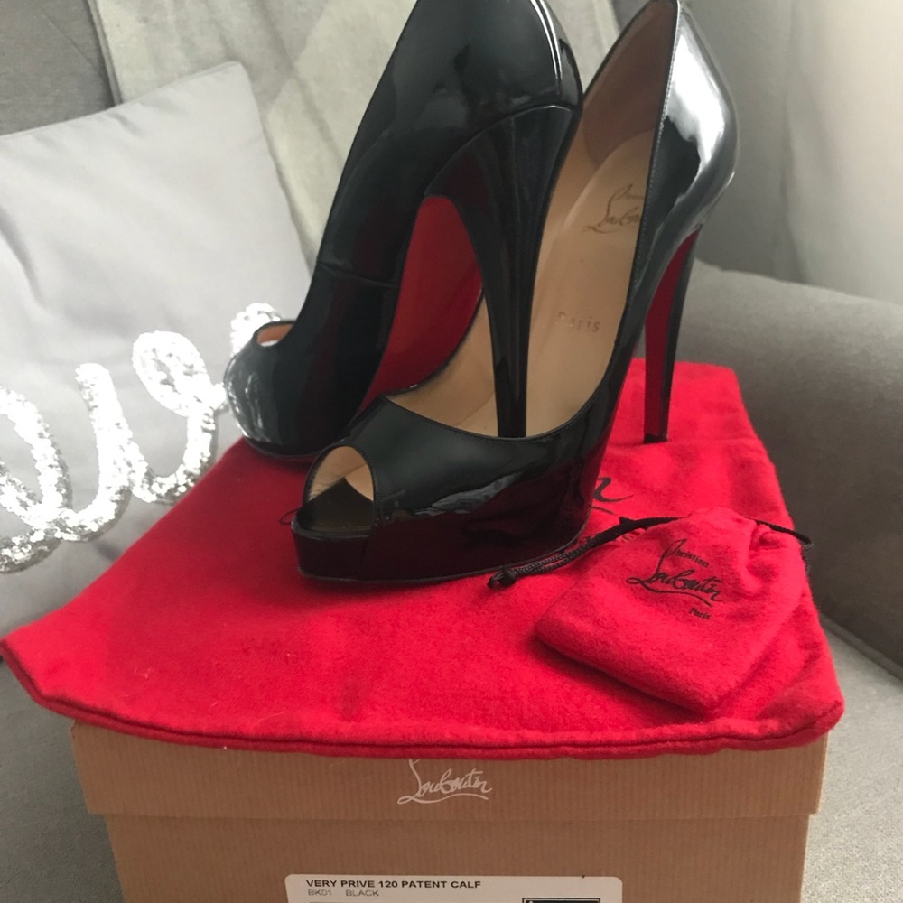 Christian Louboutin Very Prive 120 Patent - Picture 7 of 8
